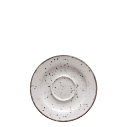 Mocca Saucer 12 cm - Gaya Atelier light grey speckled