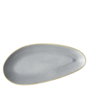 Plate oval 35 cm - Gaya Atelier Glacial Ice