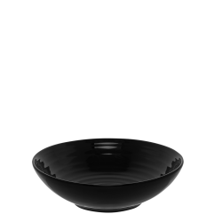 Deep plate Coupe 19.5 cm Spiral - Gaya Atelier black