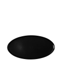 Plate flat oval U-Coupe 30.5 x 15.5 cm - Gaya Atelier black