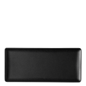 Plate rectangular 24 x 13 cm - BASIC Lunasol black matt