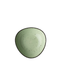 Bowl Organic 17 cm light green - Gaya Atelier speckled