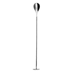 Bar Spoon CNS satin 28 cm on hanging card - Basic Bar