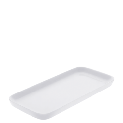 Rectangular Plate 20 x 9 cm - Univers weiss