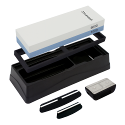 Schleifstein Korund, Dual-Grit-Stein 1000/6000 - Lunasol Culina