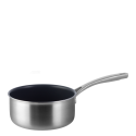 Saucepan Ø 18 cm, H: 11 cm with glass lid - Sirius Terra Triply Lunasol