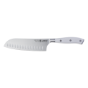 Santoku Knife 17.8 cm / 7" - Lunasol Premium Knife white