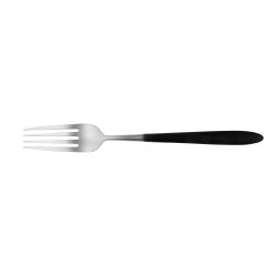 Table Fork - GAYA Exeter handle grey-black all satin Table Fork - GAYA Exeter handle grey-black all satin