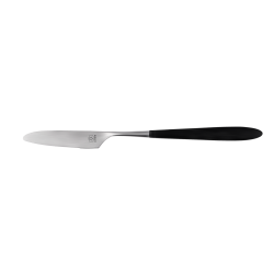 Table Knife - GAYA Exeter handle grey-black all satin Table Knife - GAYA Exeter handle grey-black all satin