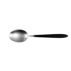 Dessertlöffel - GAYA Exeter Stiel grau-schwarz matt