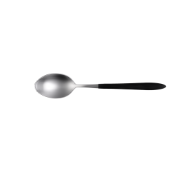 American Tea Spoon - GAYA Exeter handle grey-black all satin American Tea Spoon - GAYA Exeter handle grey-black all satin