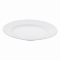 Flat plate 26cm - Lunasol Hotel porcelain uni white