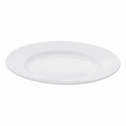 Flat plate 20cm Breakfast - Lunasol Hotel porcelain uni white