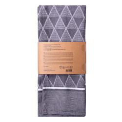 Kitchen Towel 50 x 70 cm Steel Grey, 2 pcs - BASIC Ambiente