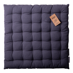 Chair Cushion 40 x 40 x 4 cm Steel Grey - BASIC Ambiente