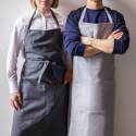 Apron 70 x 85 cm Silver Melange - BASIC Ambiente