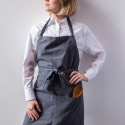 Apron 70 x 85 cm Steel Grey - BASIC Ambiente