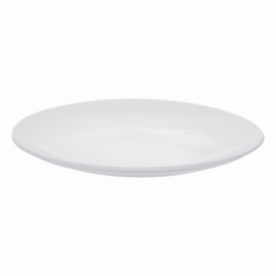 Plate oval 42 cm - Lunasol Hotel porcelain uni white