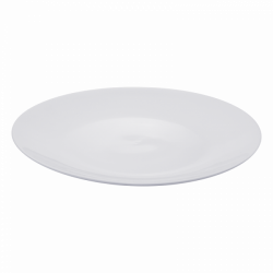 Coupe Plate round Ø 40 cm 4 cm high - Buffet Lunasol uni white