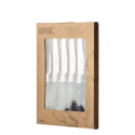 Steak Knife Set 6-pcs. in Box - Basic country II black matt Lunasol