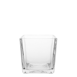 Váza Quadro 12 × 12 × 12 cm - Basic Glas