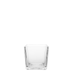 Vase Quadro 8 x 8 x 8 cm - Basic Glas