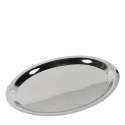 Oval Tray 26.5x21 cm CNS - Lunasol Table Top CNS 18/10