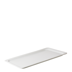 GN - 1/1 530x325x25mm - Buffet Lunasol Hartporzellan uni weiss