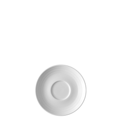 Coffee Saucer Rim Deco 14.5 cm, 6-pcs. - UNIVERS white