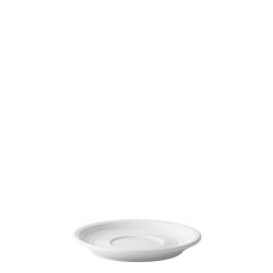 Coffee Saucer Rim Deco 16 cm, 6-pcs. - UNIVERS white