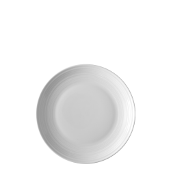 Flat Plate Coupe classic Deco 21 cm, 6-pcs. - UNIVERS white