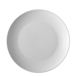 Flat Plate Coupe classic Deco 29 cm, 6-pcs. - UNIVERS white