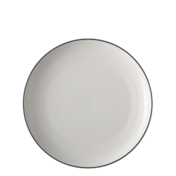Teller flach 27 cm - Elements Yin & Yang white - Elements Yin & Yang white