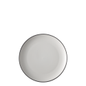 Teller flach 22 cm - Elements Yin & Yang white - Elements Yin & Yang white