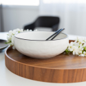 Bowl 19.3 cm - Elements Yin & Yang white - Elements Yin & Yang white