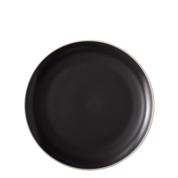 Teller flach 27 cm - Elements Yin & Yang black - Elements Yin & Yang black