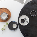 Teller flach 22 cm - Elements Yin & Yang black - Elements Yin & Yang black