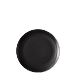Teller flach 22 cm - Elements Yin & Yang black - Elements Yin & Yang black