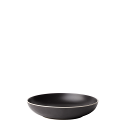 Teller tief 22.8 cm - Elements Yin & Yang black - Elements Yin & Yang black