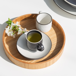 Kaffee Obere 24 cl - Elements Yin & Yang black - Elements Yin & Yang black