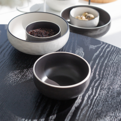 Bowl 14.8 cm - Elements Yin & Yang black - Elements Yin & Yang black