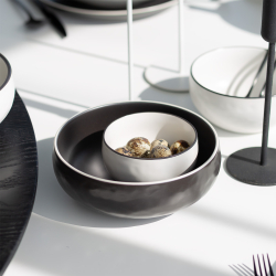 Bowl 19.3 cm - Elements Yin & Yang black