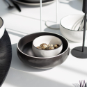 Bowl 19.3 cm - Elements Yin & Yang black - Elements Yin & Yang black