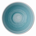 Bowl 12 cm, 400 ml azul /sand glaze outside - Elements color
